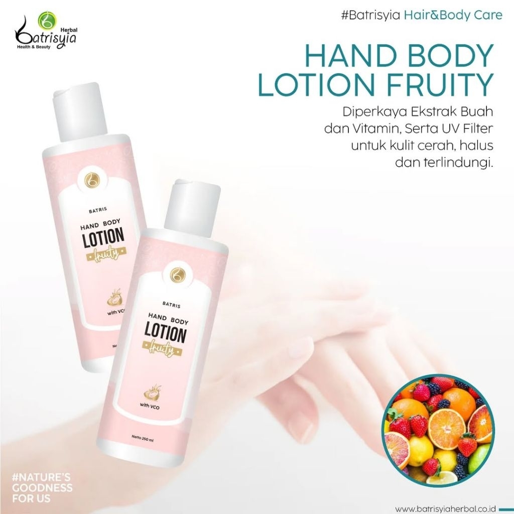 body lotion batrisyia / body lotion milk Fruity batrisyia