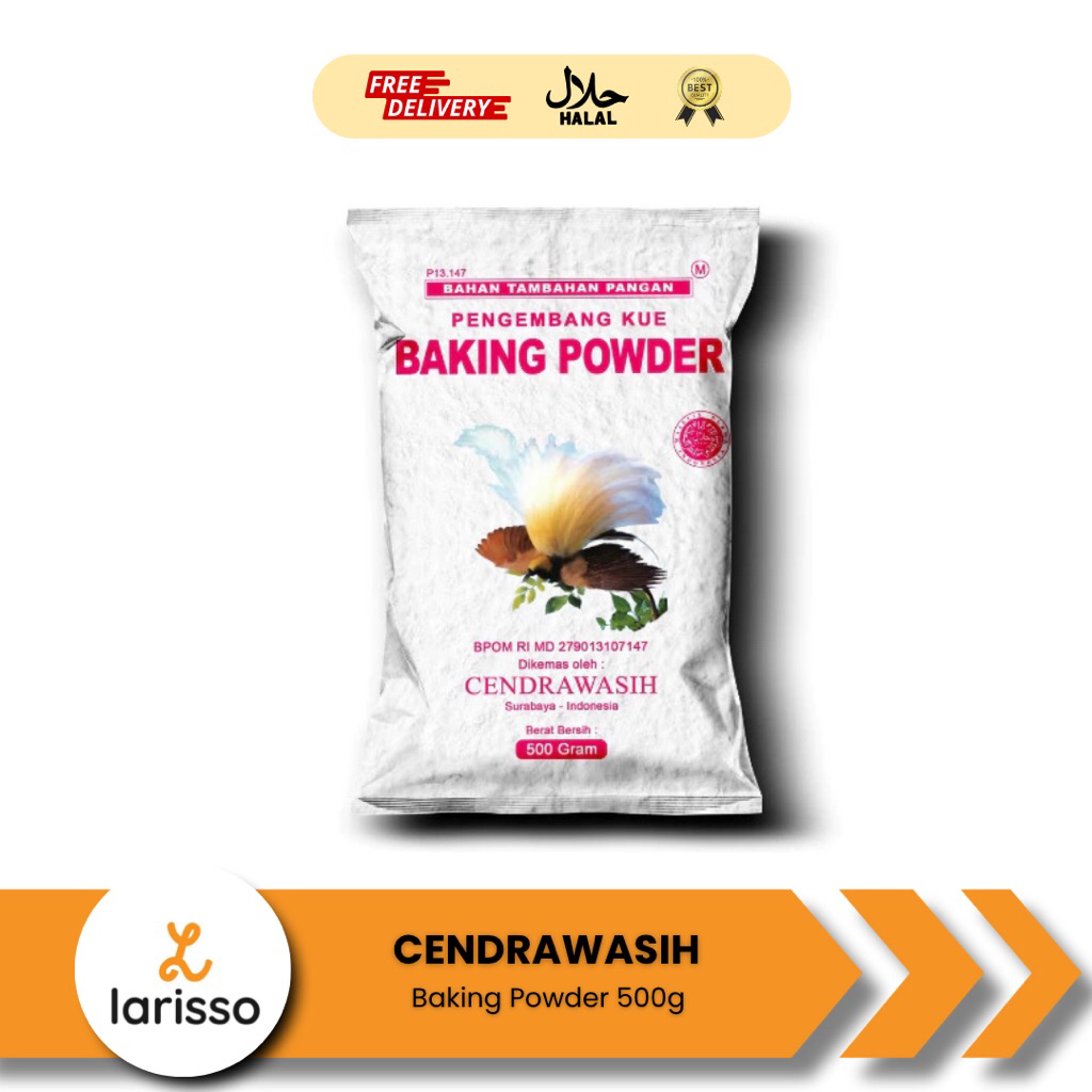 

Cap Cendrawasih Baking Powder 500gr