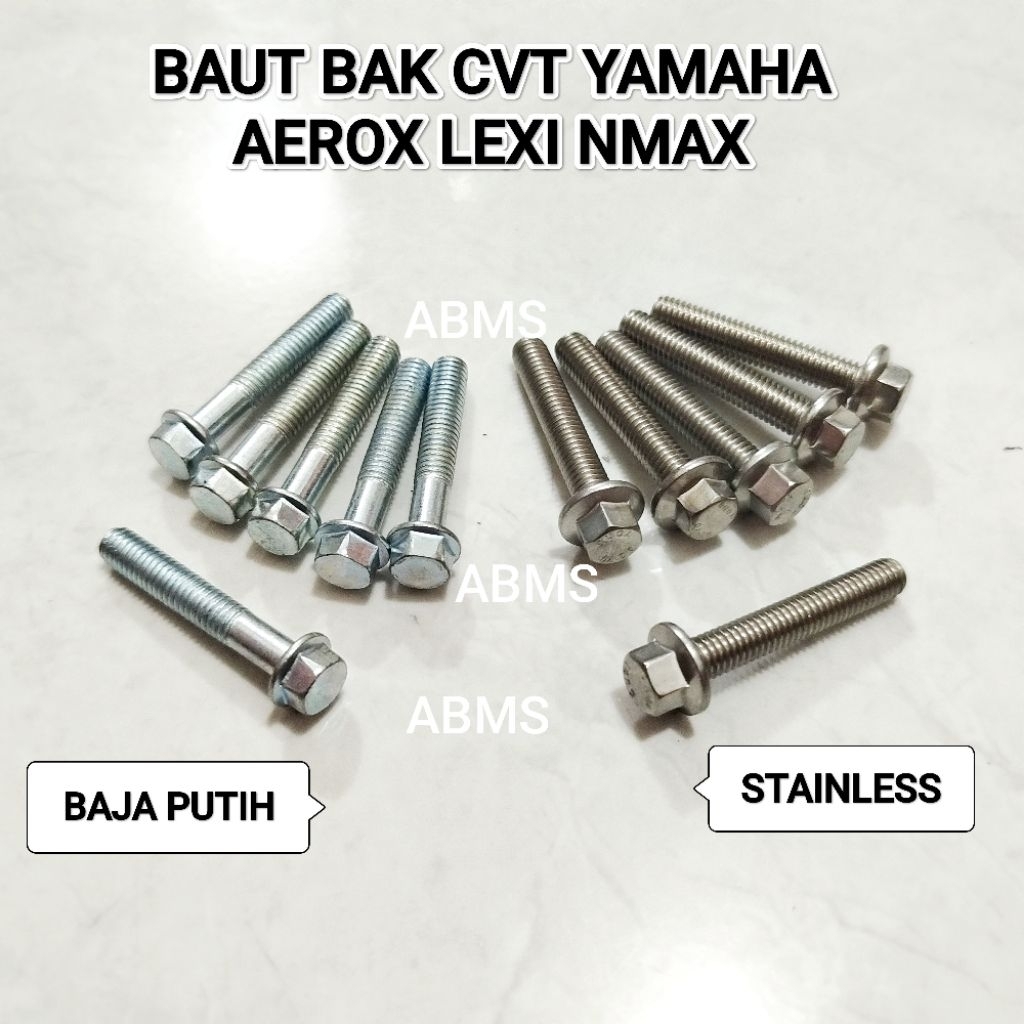 [COD] BAUT CVT AEROX LEXI BAUT BAK CVT AEROX OLD AEROX NEW LEXI 125 LEXI 155 BAUT BAK CVT STAINLESS 