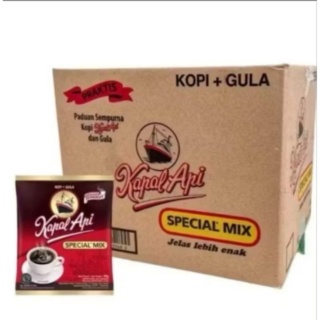 

Perdus Kapal Api Spesial Mix Isi 12 Renceng @ 10 Sachet