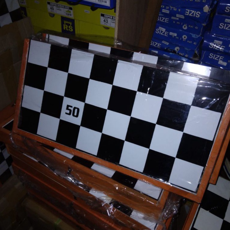 KODE N25V Catur Kayu ukuran Besar 5cm pion daan pasukan kayu