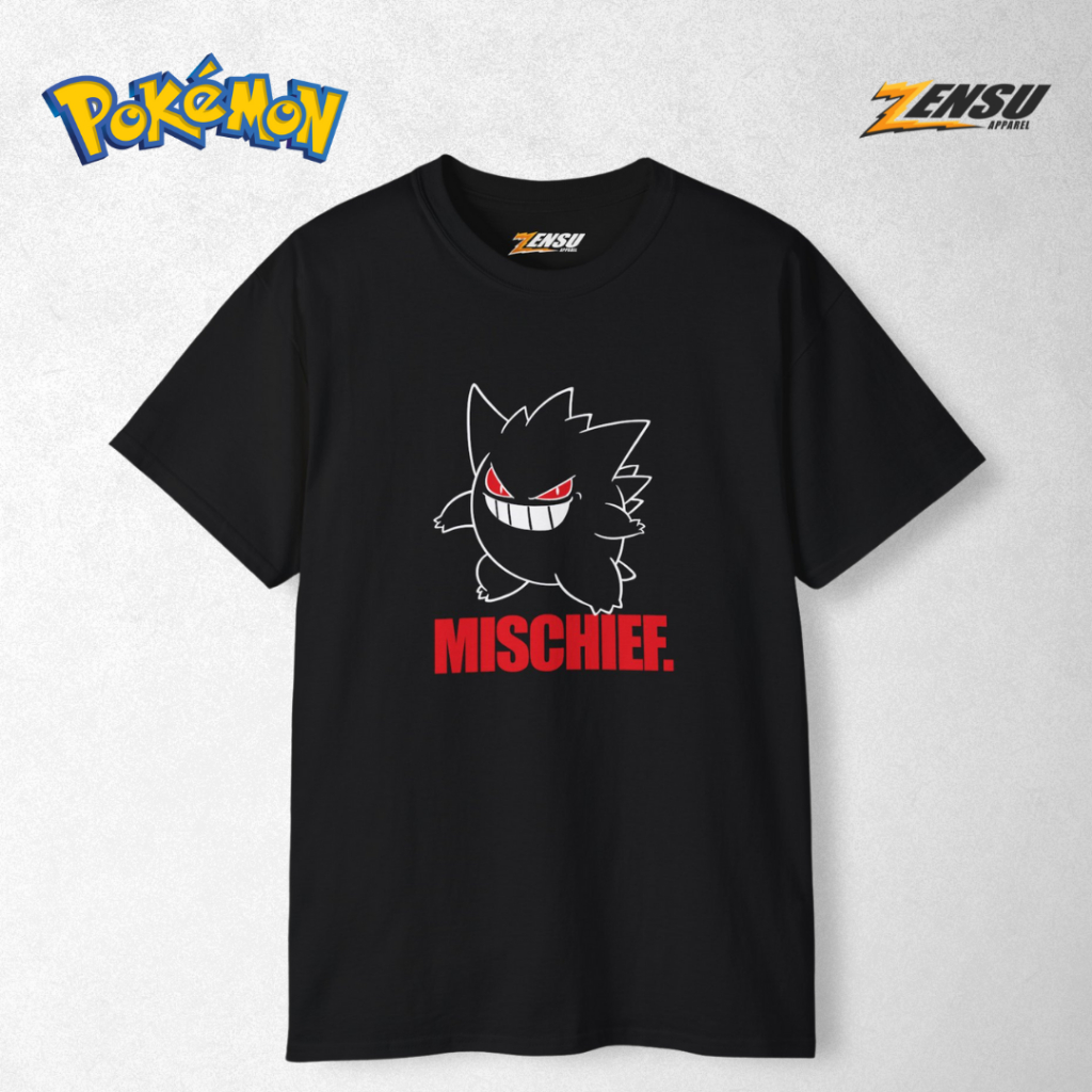 Gengar Mischief - Pokemon | Premium Kaos Anime Z127