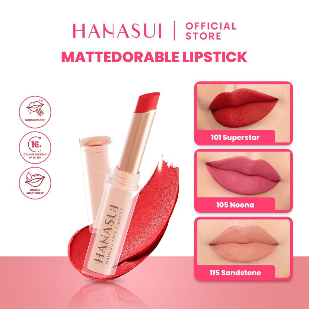 Hanasui Mattedorable Lipstik