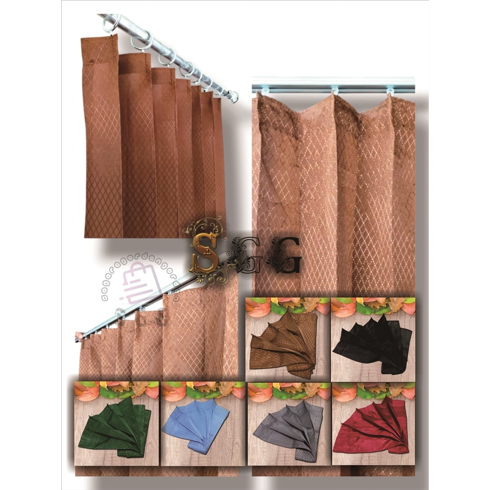 gorden Sido model plisket/gorden jendela/gorden pintu/gorden jendela/pintu kamar/tirai/ruang tamu