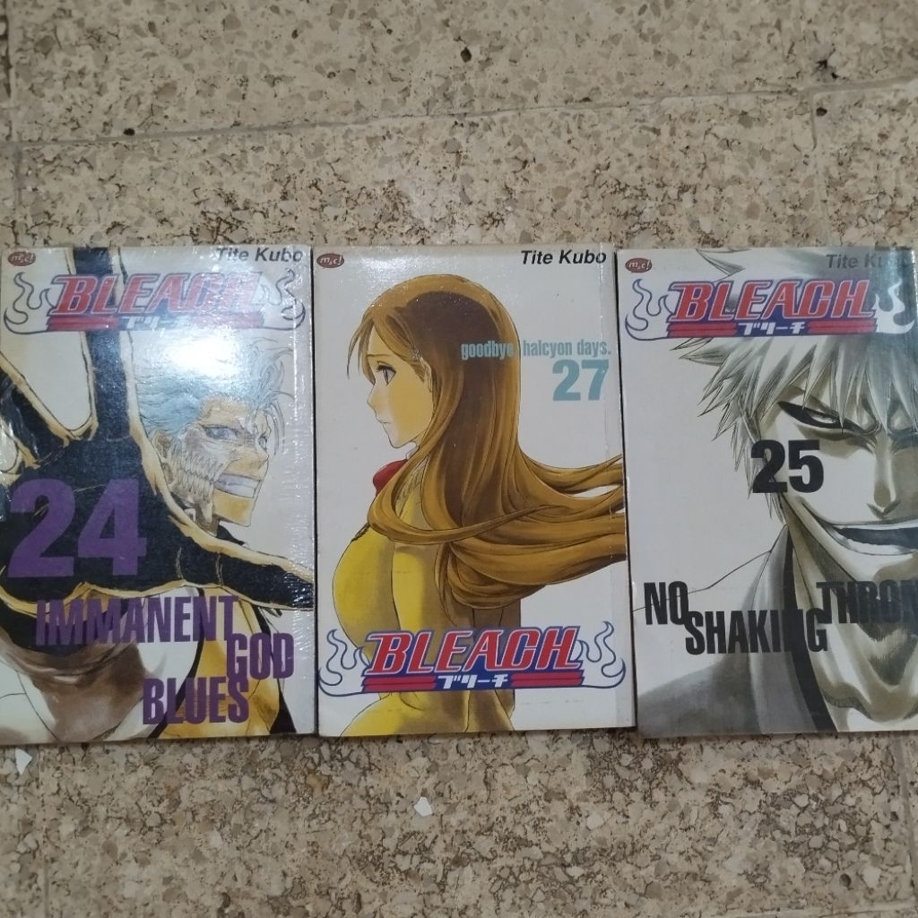komik bleach cabutan nomor 24,25,27/ segel baru / elexmedia tite kubo manga