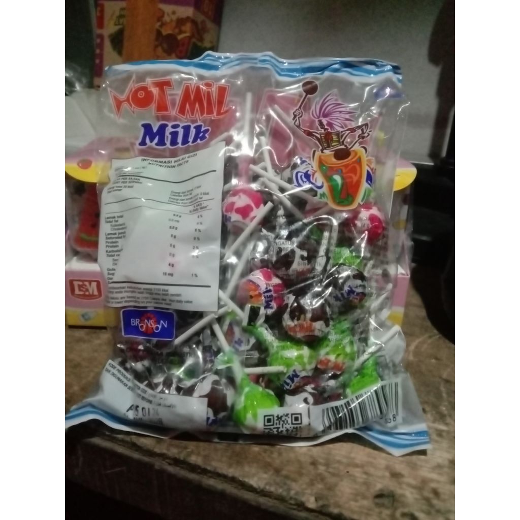 

Cahayadstore Permen Hot Mil Milk Sak Isi 50 Pcs