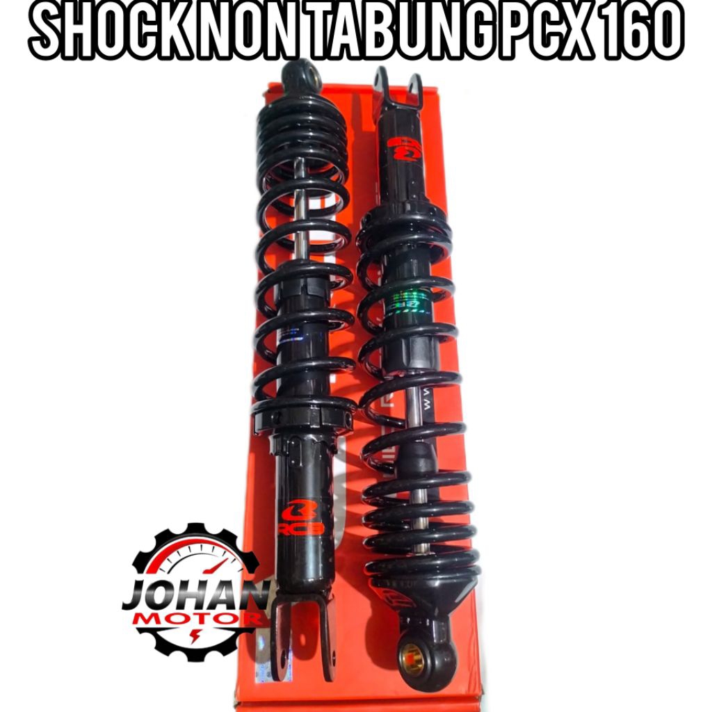 SHOCK NON TABUNG RCB PCX 160 SKOK NON TABUNG BLACK RCB PCX 160 TERMURAH SESURABAYA