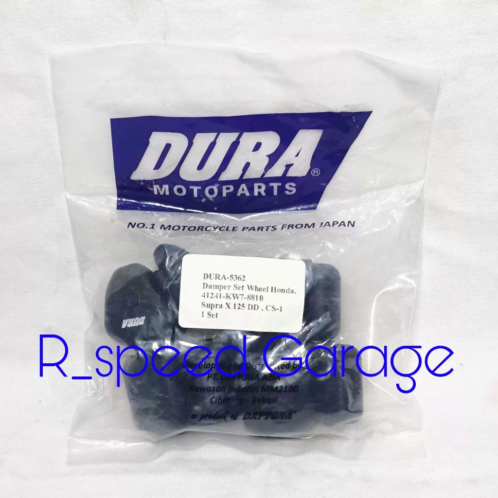 DAMPER KARET TROMOL KARET NAP GEAR DURA DAYTONA 5362 KW7 SUPRA X 125 DD SONIC 150 BLADE FI CS1 SUPRA