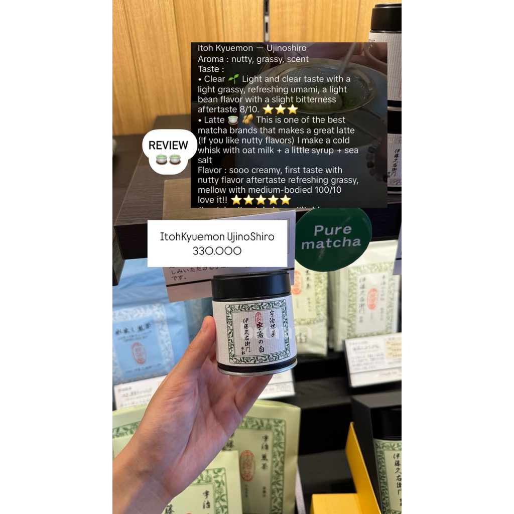 

[READY STOCK] ItohKyuemon Uji Ceremonial Matcha || Kyoto Japan Matcha