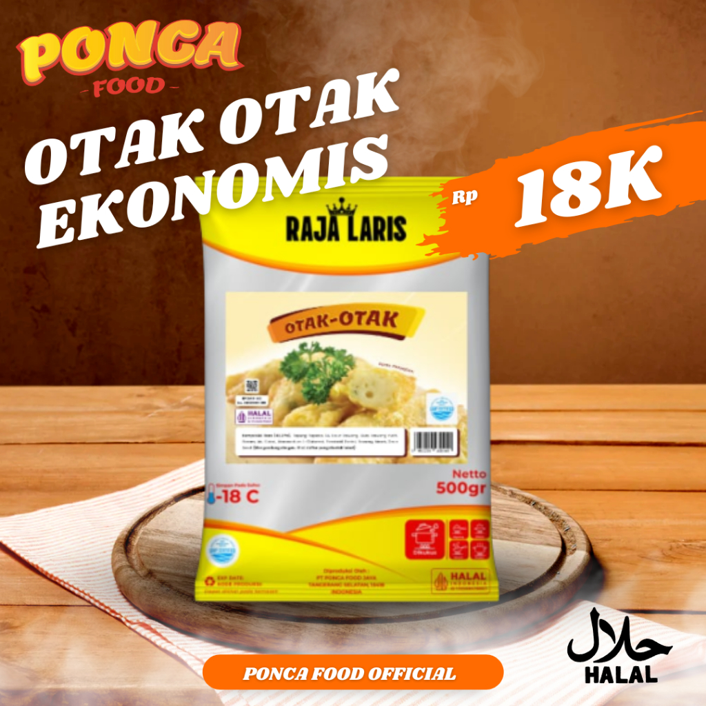 

Otak-Otak Ikan Ekonomis 500gr - Otak Otak Frozen Siap Masak Halal