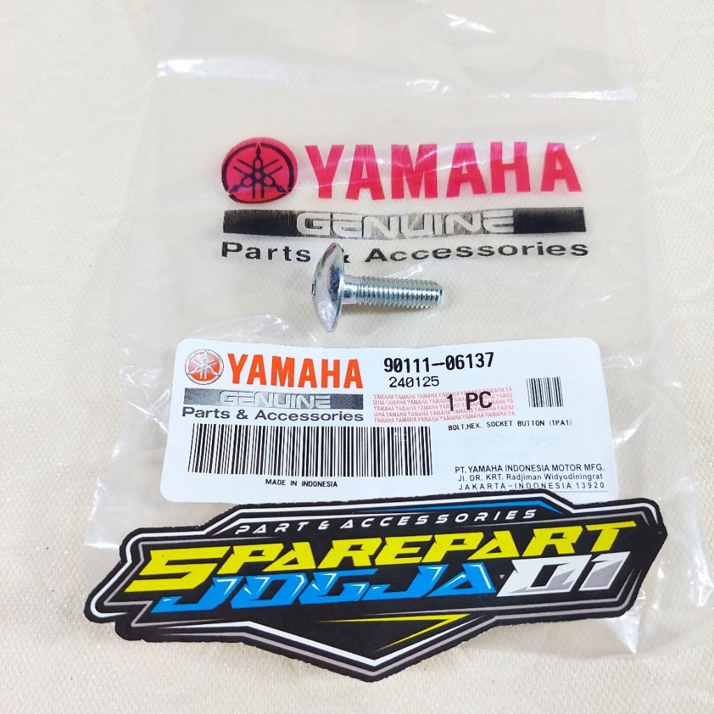 Baut L Cover Body Body Bawah R15 R 15 V2 V3 R25 R 25 Vixion R MT25 MT 25 ASLI ORIGINAL YAMAHA 90111-
