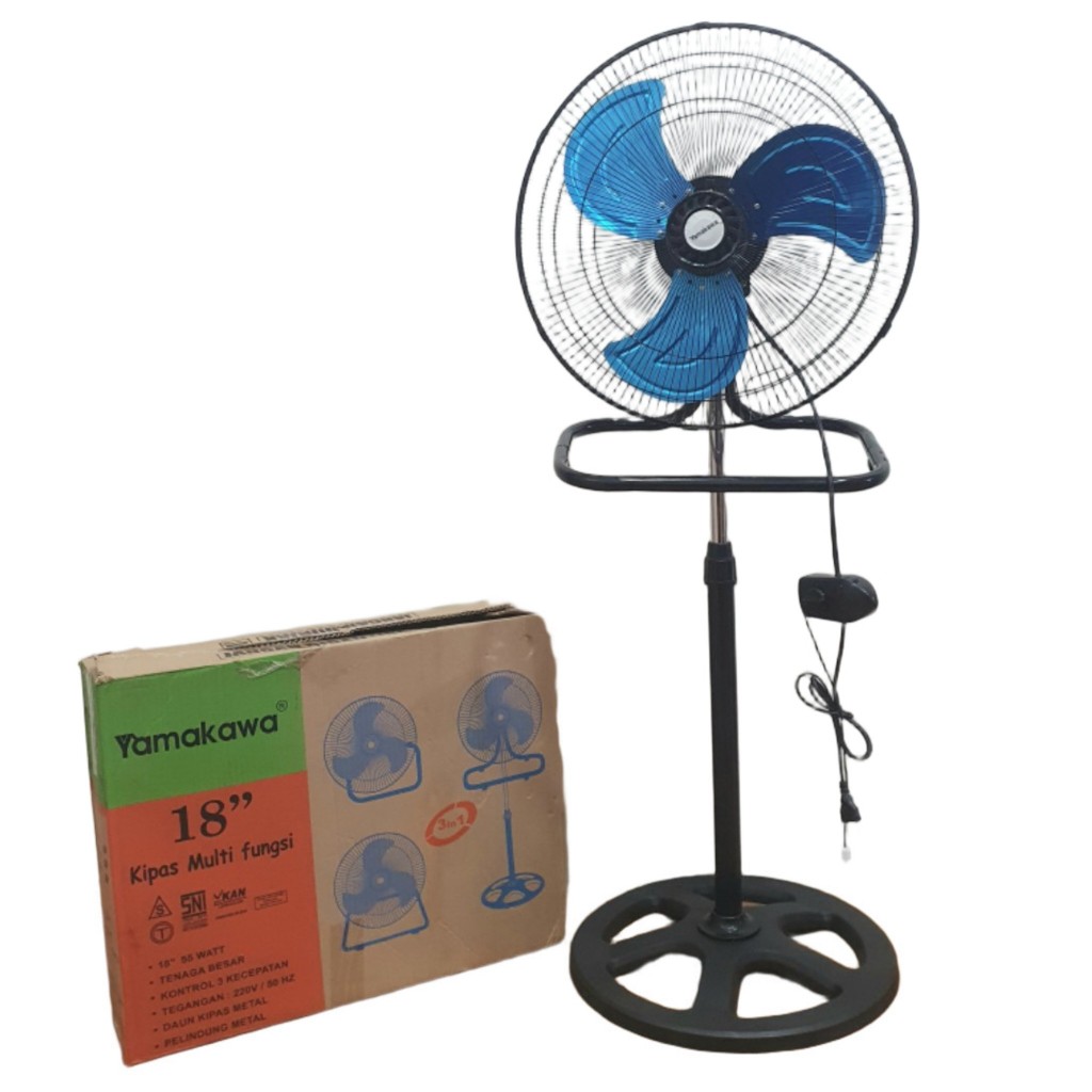 KIPAS ANGIN BERDIRI / STAND FAN YAMAKAWA 18 INCH 3IN1 55W SF-18