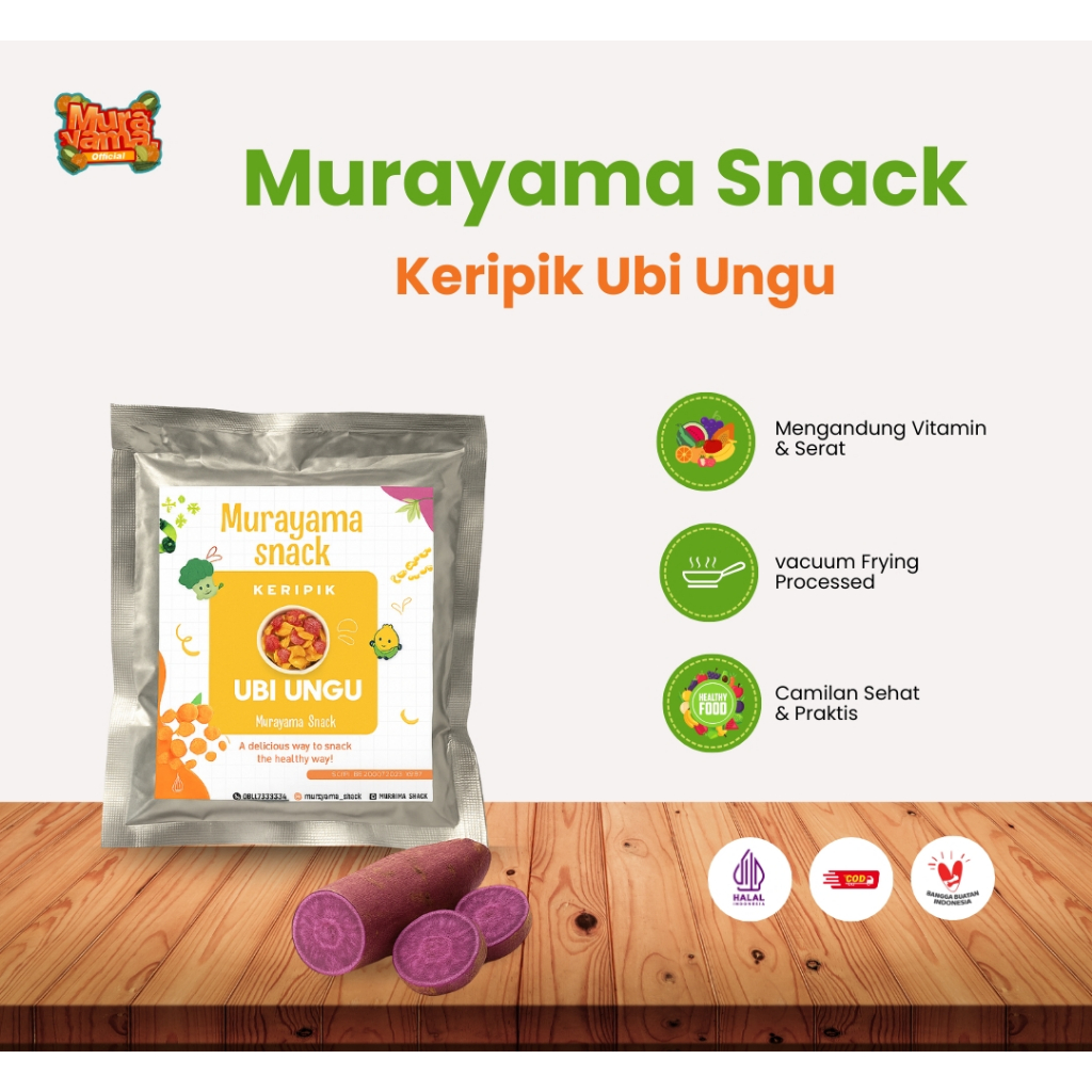 

KERIPIK UBI UNGU 30GR MURAYAMA SNACK