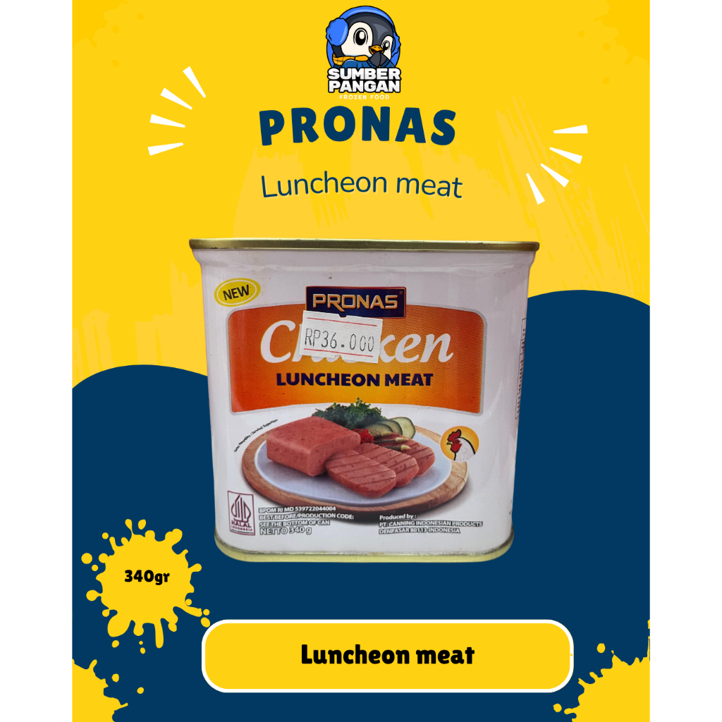 

Pronas Luncheon meat chicken 340gr & 198gr