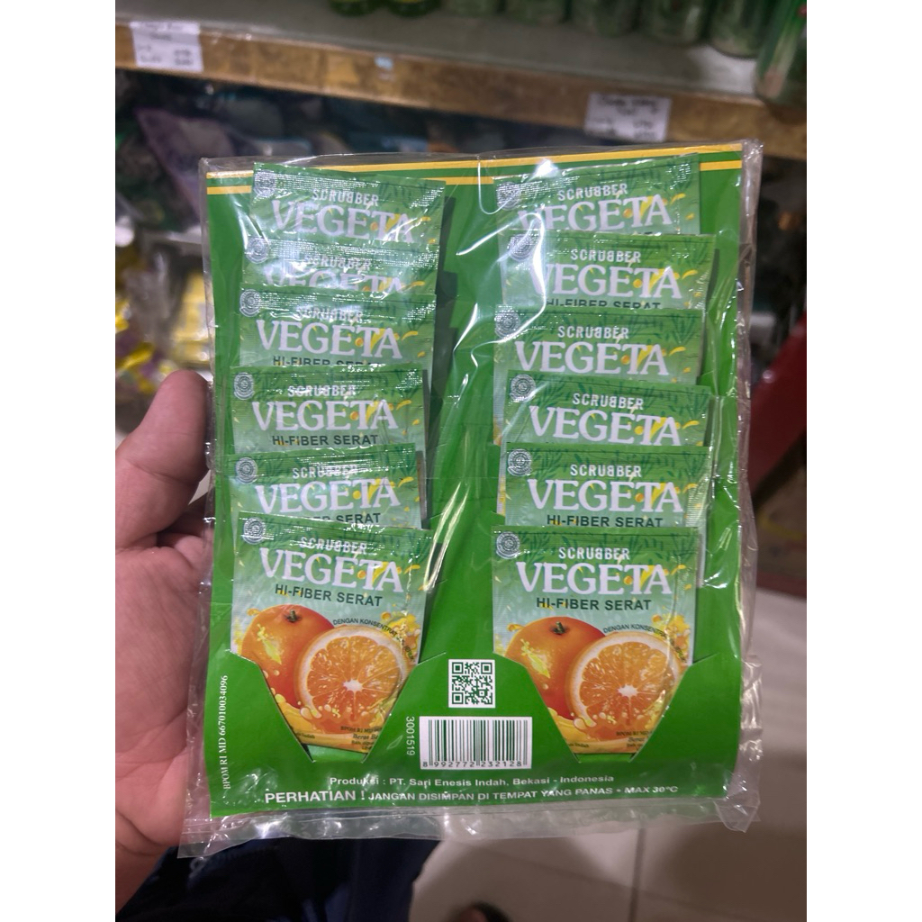 

VEGETA Scrubber jeruk 12 x 7.1gram