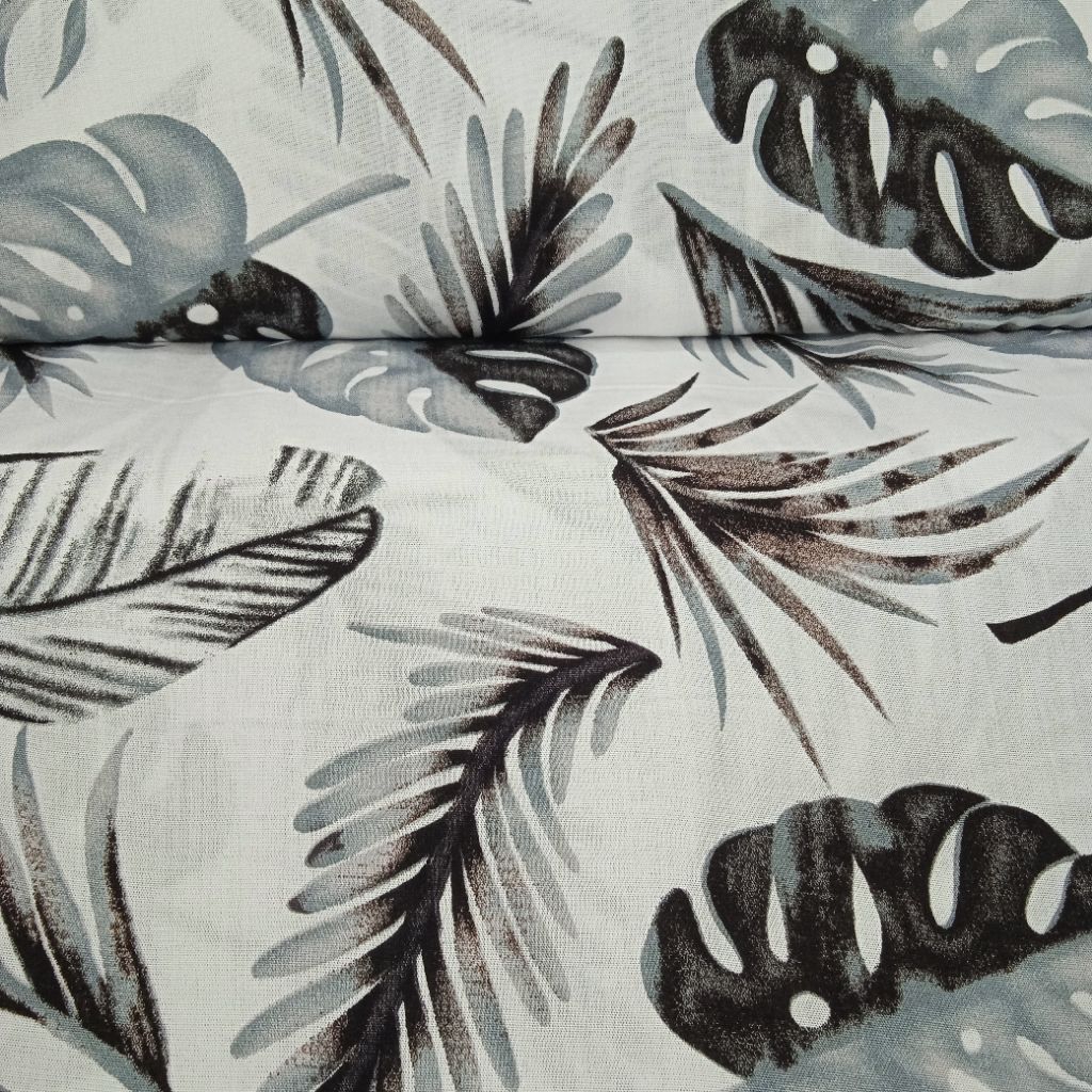 KAIN KATUN RAYON PREMIUM IMPORT MOTIF DAUN