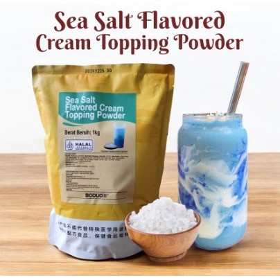 

Boduo Sea Salt Flavored Cream Topping Powder - 1kg - Bubuk Topping Premix