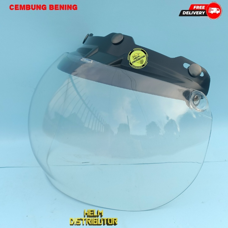Kaca Helm Bogo Cembung Dewasa Permium / Kaca Helm Bogo Cembung