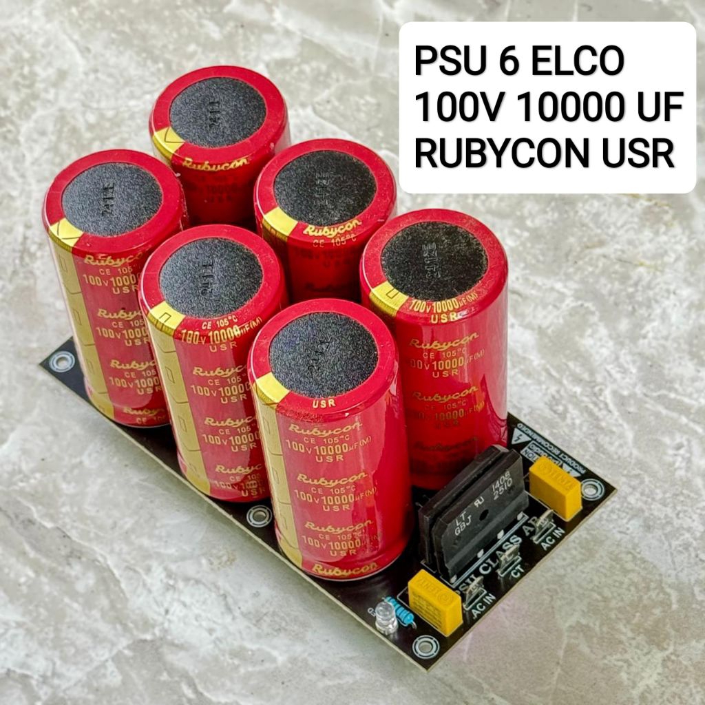 Psu 6elco rubycon usr 100v 10000uf rubycon USR