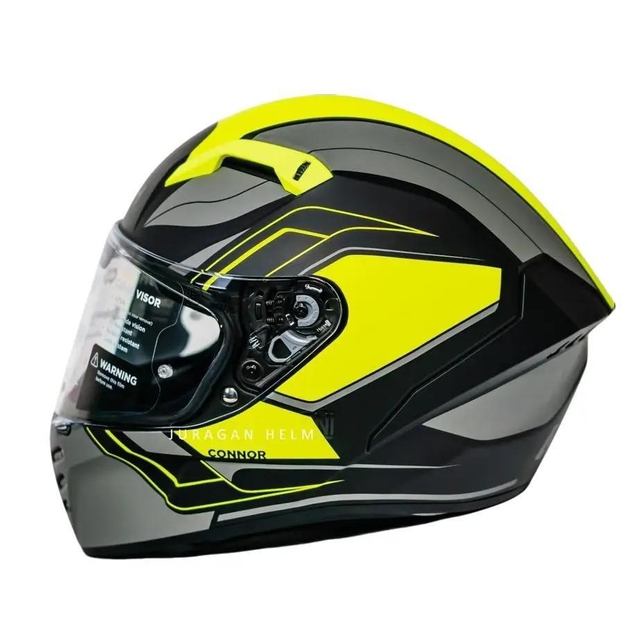 AIROH CONNOR DUNK YELLOW MATT FULL FACE HELMET