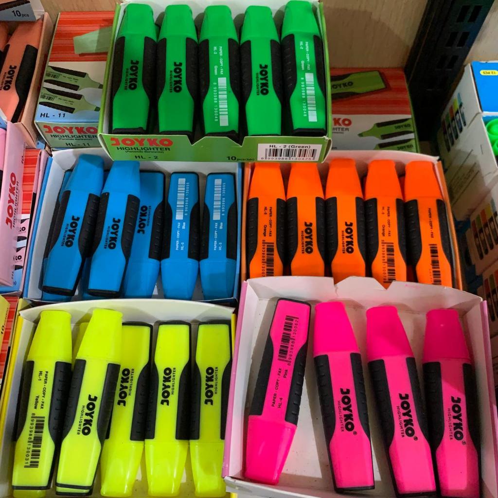 

Stabilo warna neon stabilo joyko stabilo hijau, biru,orange,kuning,pink murah Grosir