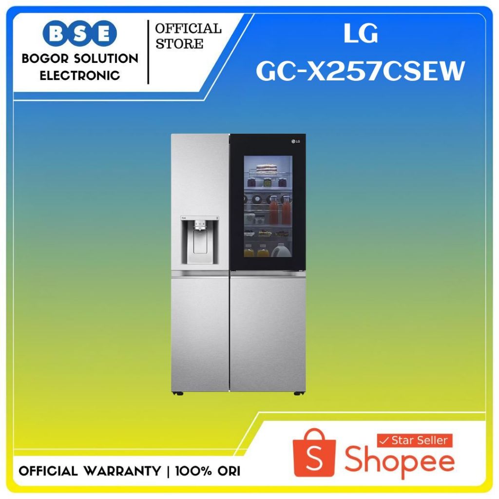 Kulkas LG GCX257CSEW 674 Liter LG GC-X257CSEW Side by Side LG GCX257 LG KULKAS TOK TOK