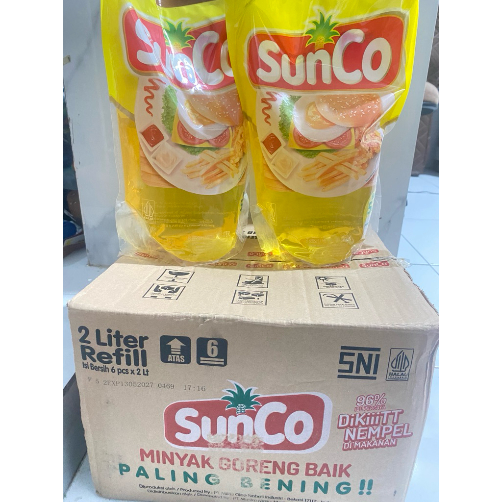

MINYAK GORENG SUNCO REFILL 1 DUS ISI 6 POUCH