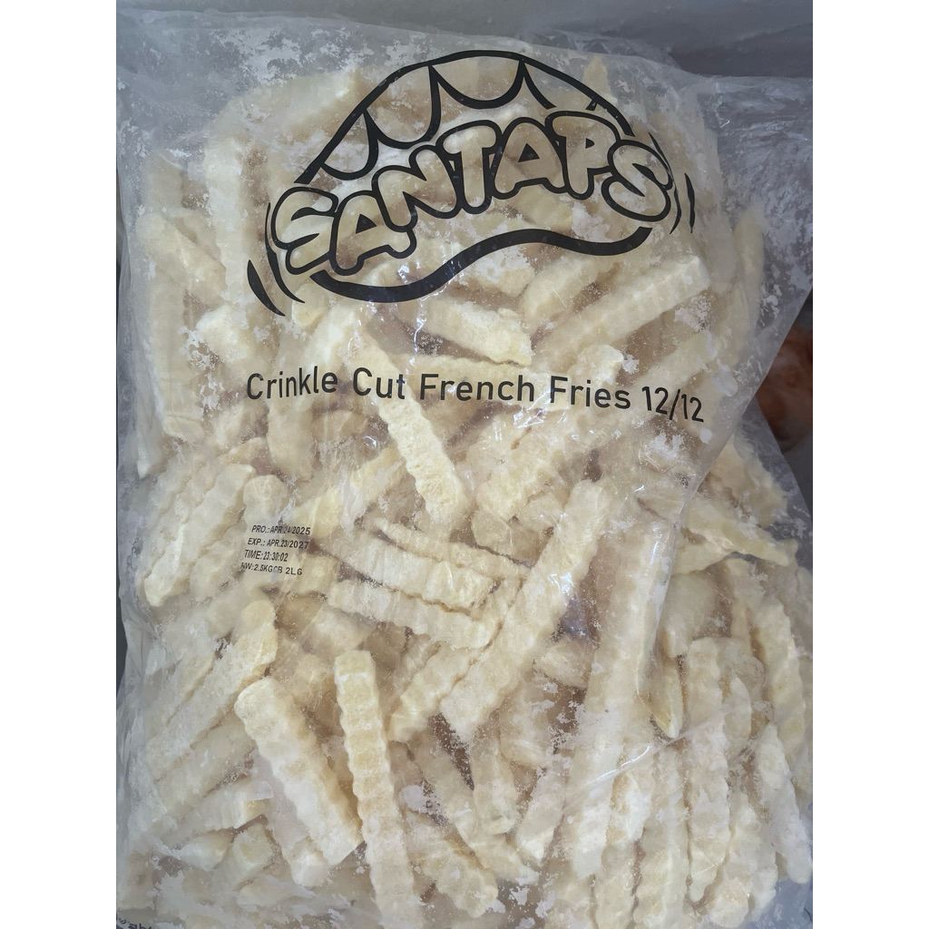 

Kentang Goreng Crinkle Cut 2.5kg French Fries