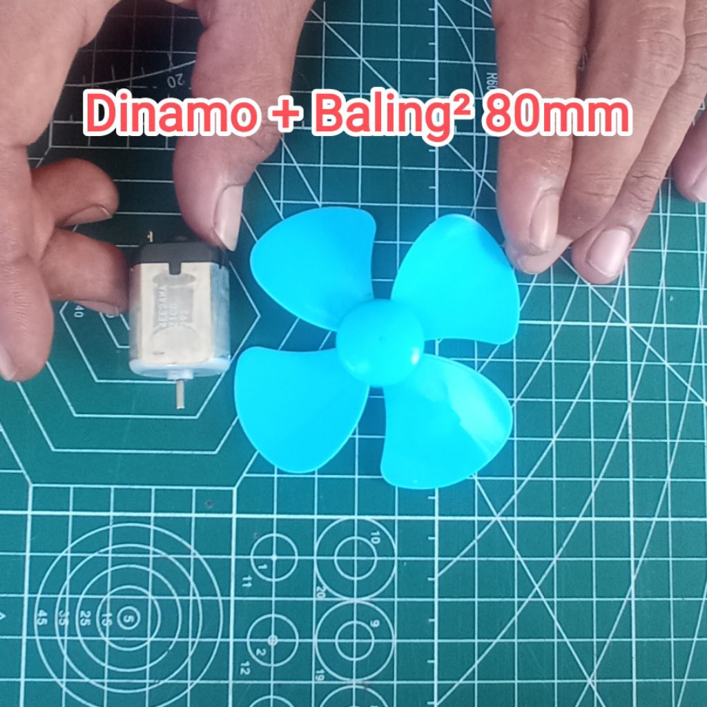 Dinamo mini generator layang-layang+baling-baling