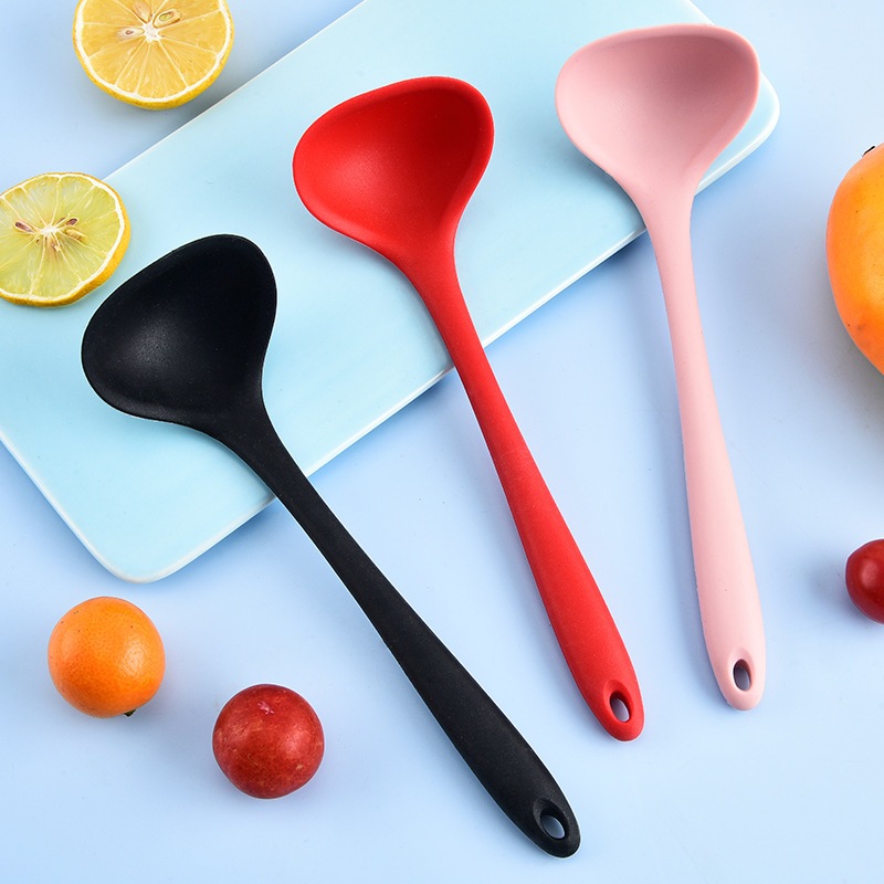 Centong Sayur Silikon Murah / Centong Sayur Tahan Panas Serbaguna / Centong Masak Silikon Soup Ladle