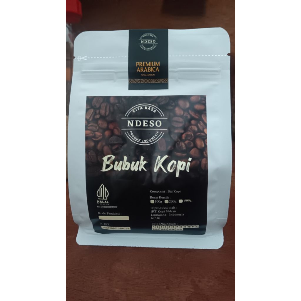 

Kopi Bubuk Arabika Premium 100 gram
