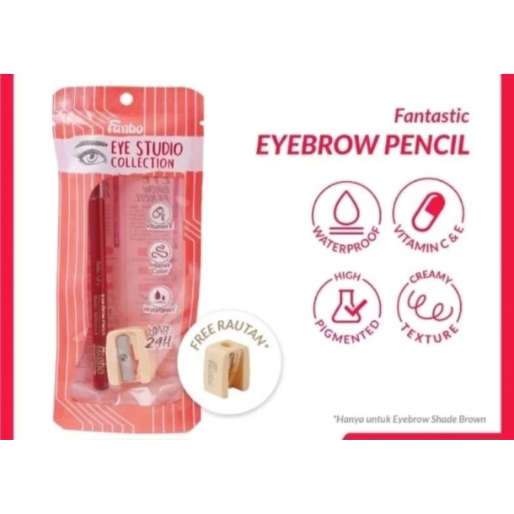 Fanbo Eyebrow Pencil-Pensil Alis Free rautan