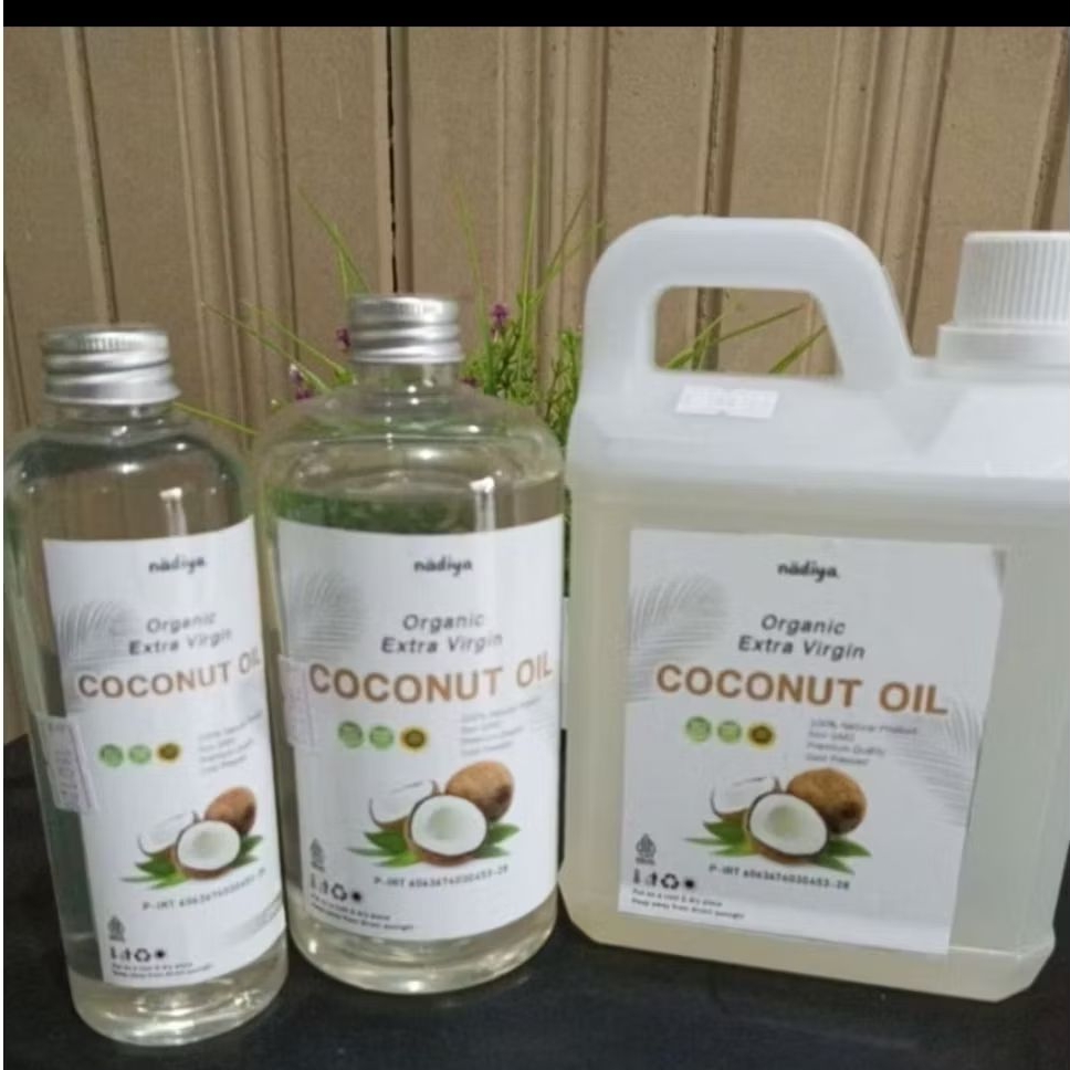 

VCO Organic Extra Virgin Coconut Oil Minyak Kelapa Asli Nadiya