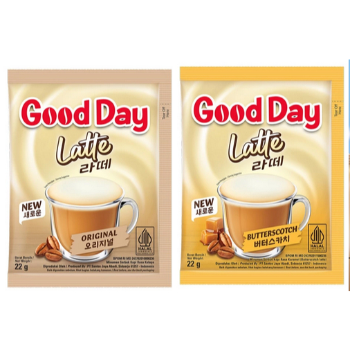 

Good Day Perfect Korean Latte Original & ButterScotch