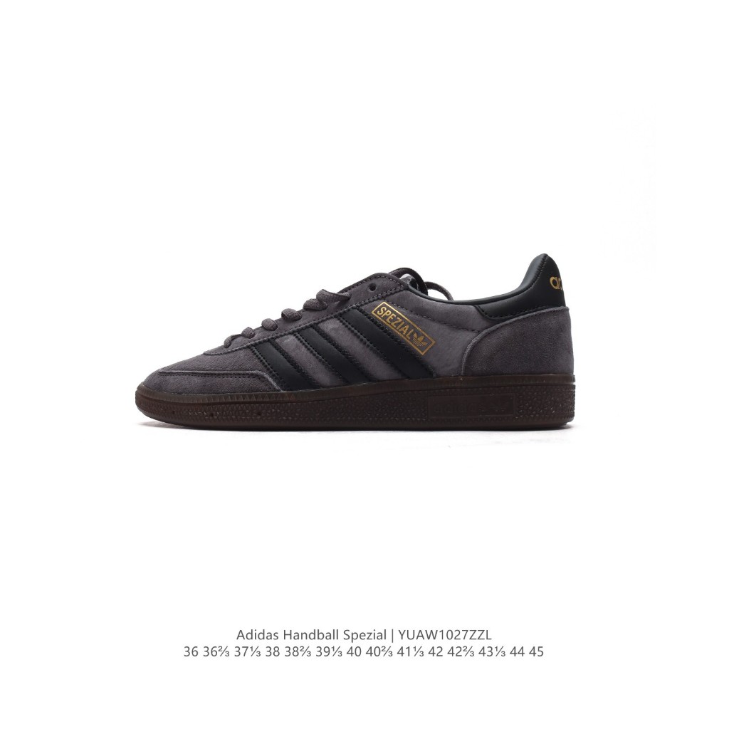 Adidas Spezial Handball GY9420 Grey Black Gum Original Sneakers Pria Casual Retro