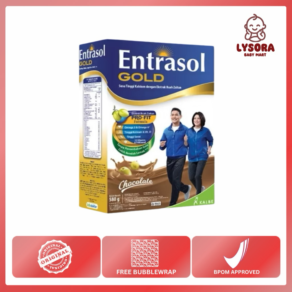 

ENTRASOL Gold Vanilla / Coklat 580 gr Pro Fit Formula