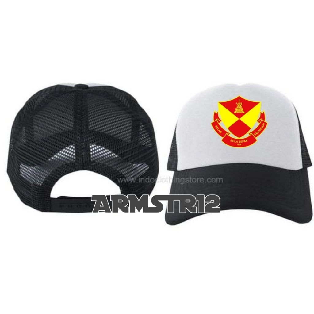 ARMSTR12 ] TOPI TRUCKER TOPI JARING TOPI BISBOL LOGO TEAM SELANGOR FC [BAYAR DI TEMPAT]