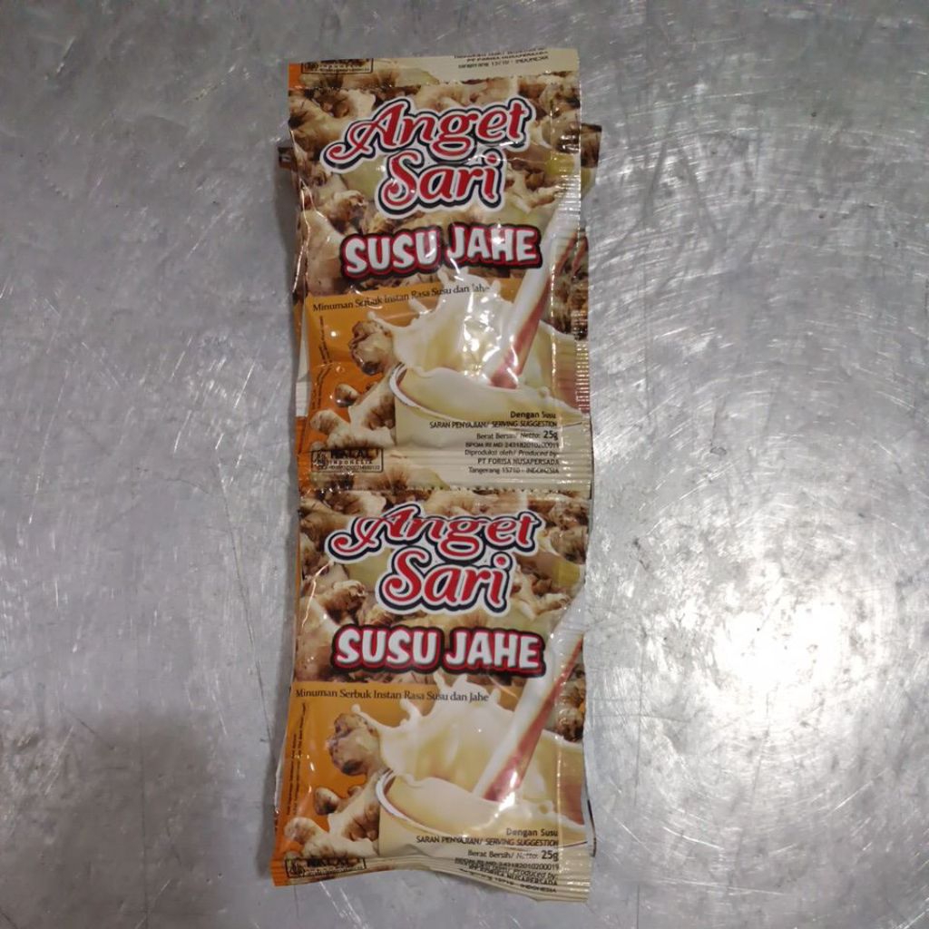 

Anget Sari Susu Jahe Renceng 10 Bks @ 25g