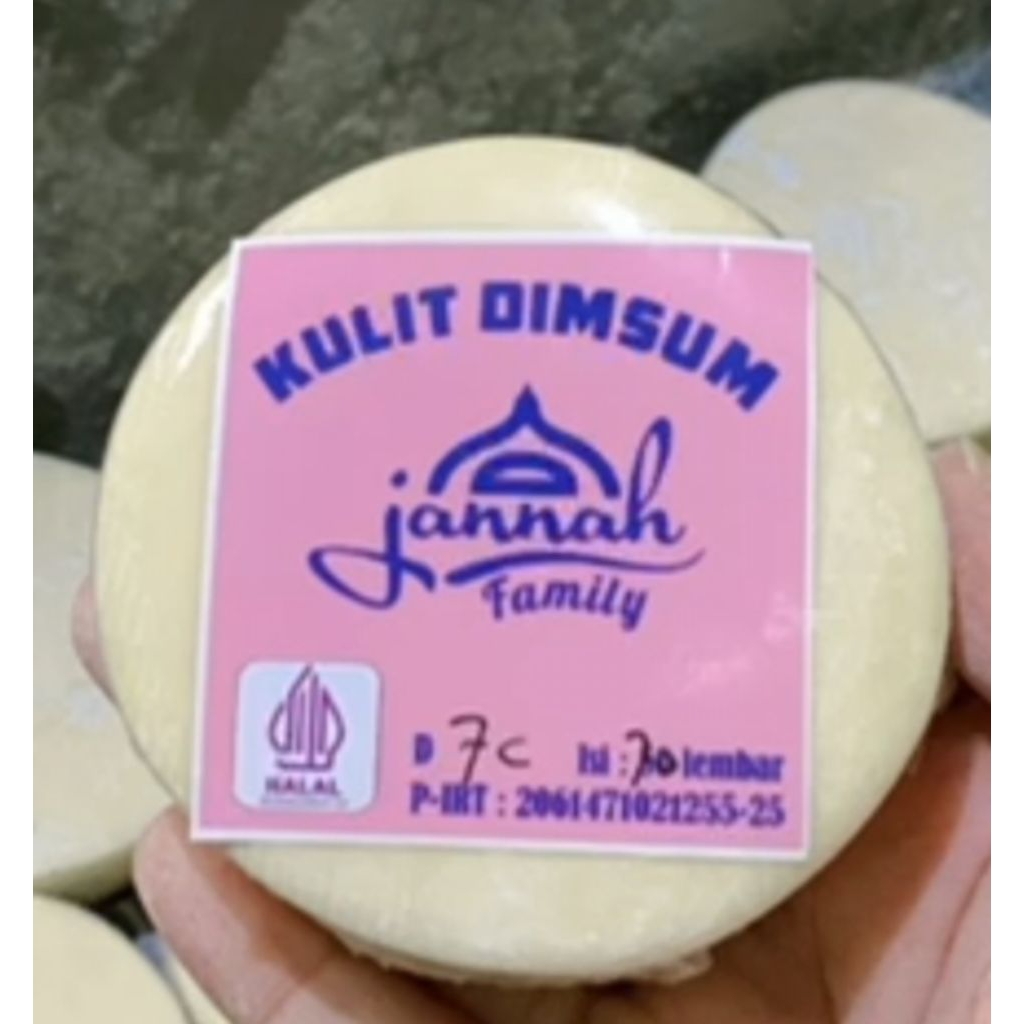 

Kulit Dimsum Diameter 7cm Jannah Family