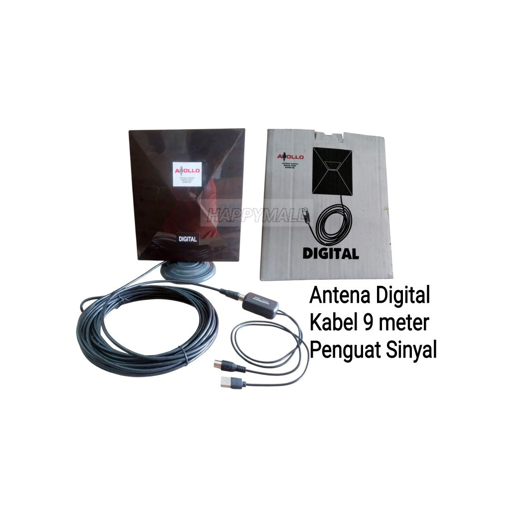 Antena Digital Indoor Outdoor / Antena Tv Digital / Antena Kotak