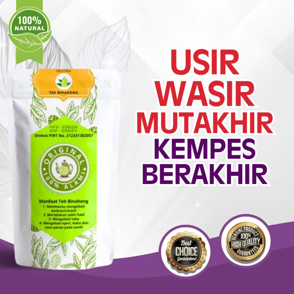 

Teh Binahong Premium Herbal Wasir Ambein Menahun Benjolan ambein wasir ampuh original