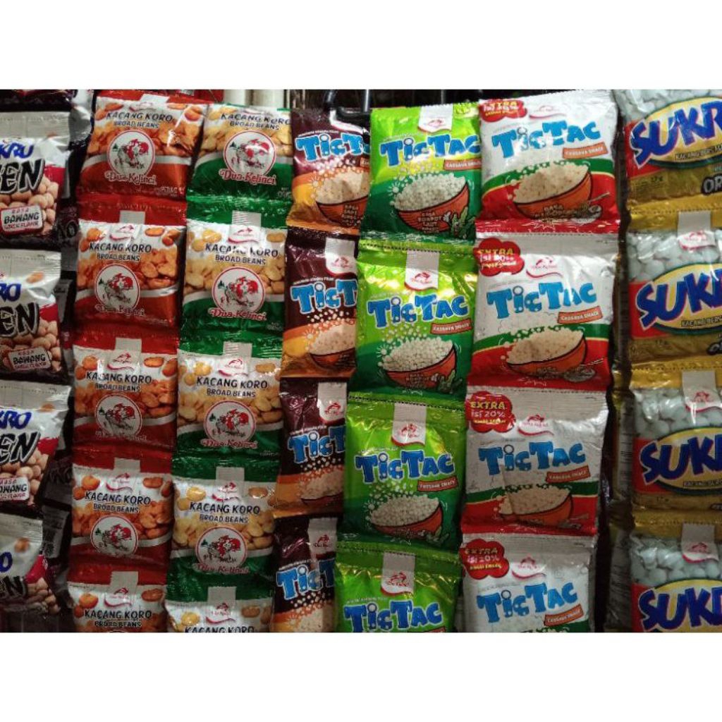 

Tic Tac Kacang Koro 1 Renteng Isi 10 Pcs