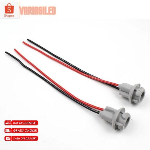 SOKET FITTING LAMPU T10 SOKET UNIVERSAL T10 MOBIL / MOTOR