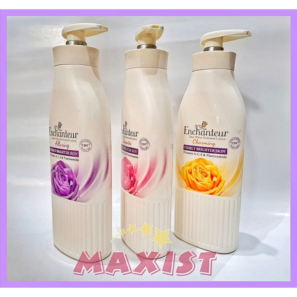Enchanteur Perfumed Body Lotion 400ml / 200ml Bedak Enchanteur 100gr / Bedak Enchanteur 200gr / Beda