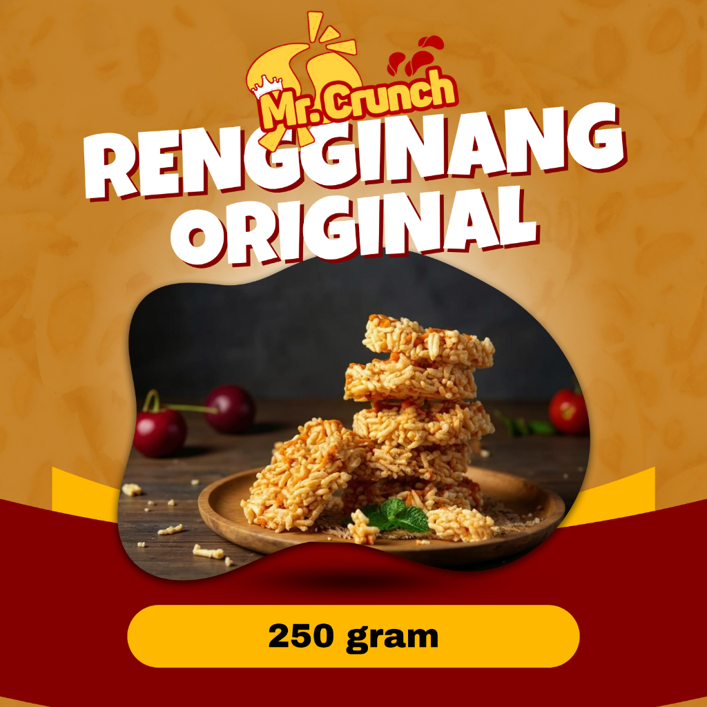

Rengginang Original 250 g - Snack Premium 100% Alami dan Lezat