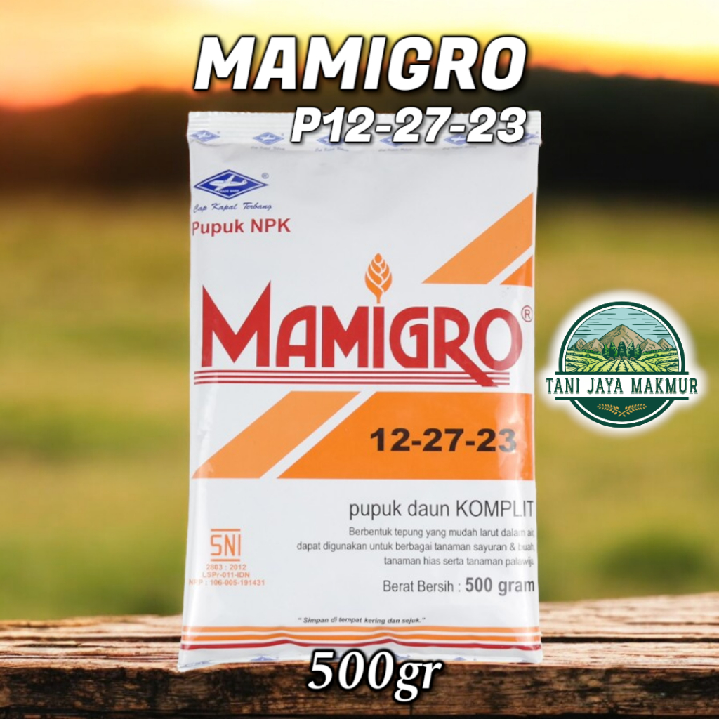 Pupuk MAMIGRO SUPER P [12 + 27 + 23] 500 gram