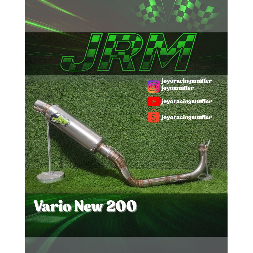 KNALPOT JRM VARIO 200CC/BOREUP