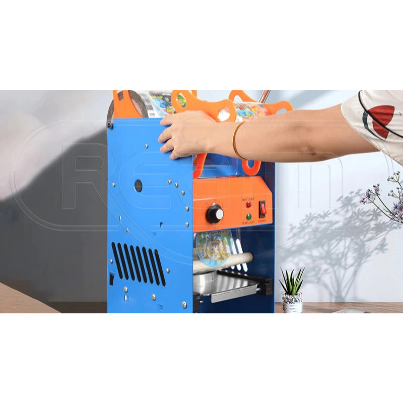 REAIM Cup Sealer Semua Ukuran Cup 8 - 26 Oz Mesin Cup Sealer Machine