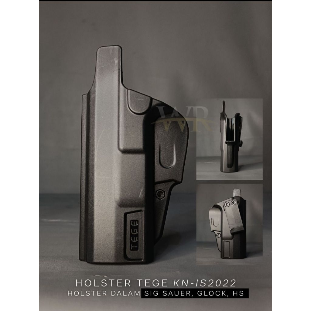 Holster TEGE Dalam KN-IS2022/Sarung Pistol TEGE KN-IS2022/Holster Dalam Sig Sauer,Glock,HS