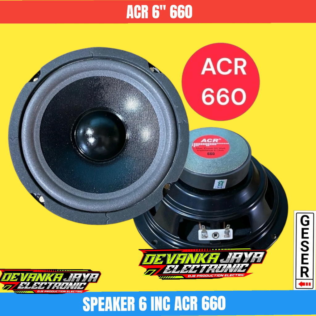 Speaker Aktif 6 Inch ACR 660 Bass Kuat